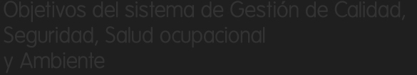 objetivos del sig